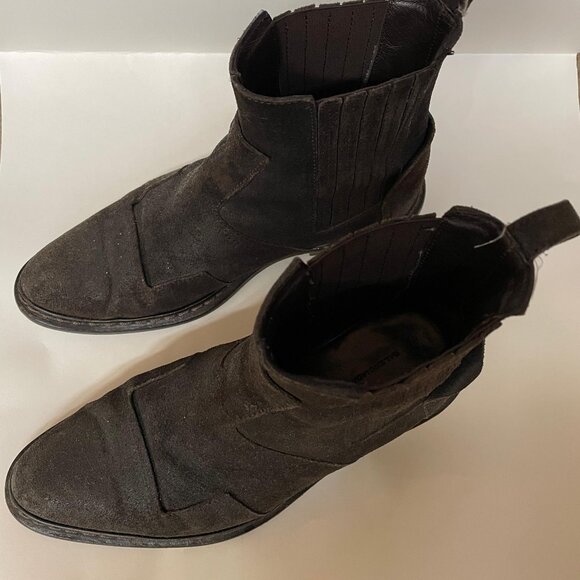 BALENCIAGA - Vintage Black Leather Chelsea Boots sz 40 US 9 - Picture 3 of 10